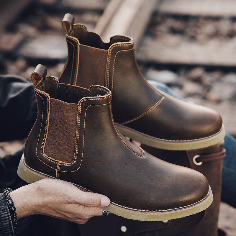 Botas Chelsea Dr. Martens estilo británico informal para hombre