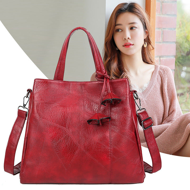 Embroidered Thread One-shoulder Diagonal Bag Casual BAG Women's Bag