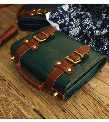 Handbag DIY Material Handmade Women's Genuine Leather Messenger Bag