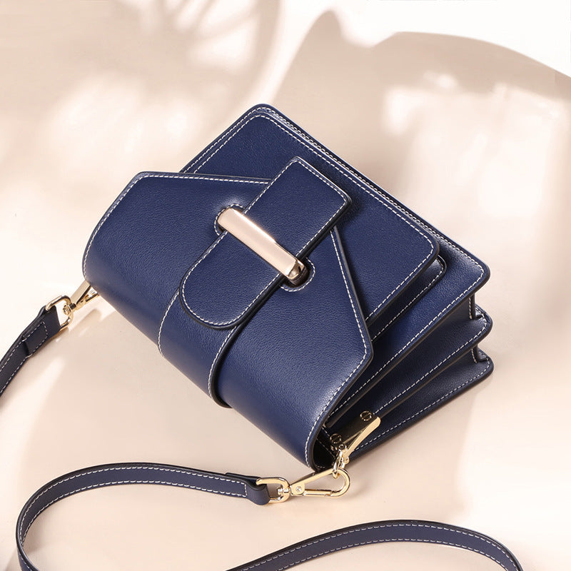 All-match Leather Shoulder Messenger Handbag