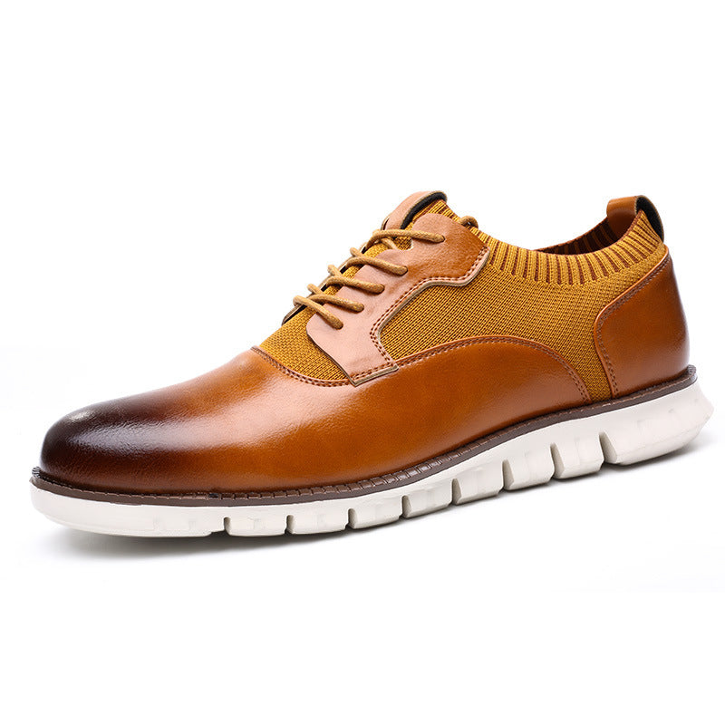 Zapatos casuales de primavera y verano con tejido volador para hombre