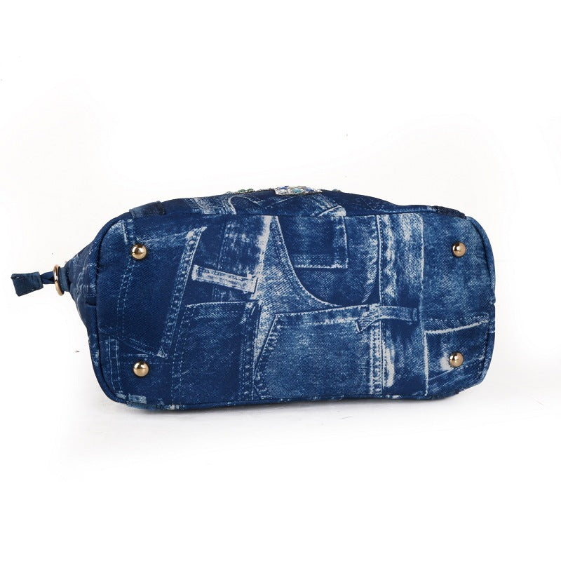 Sac en jean délavé nostalgique