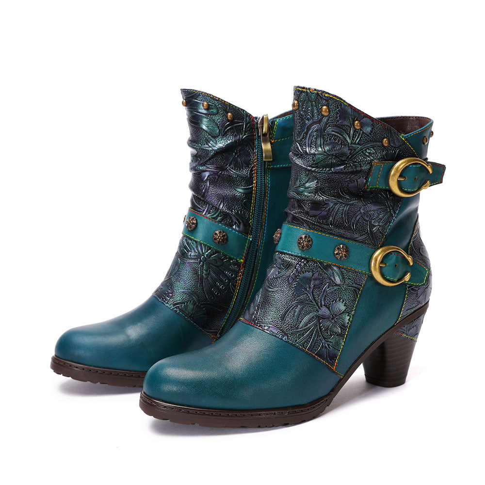 Retro women's boots Bohemian women's shoes