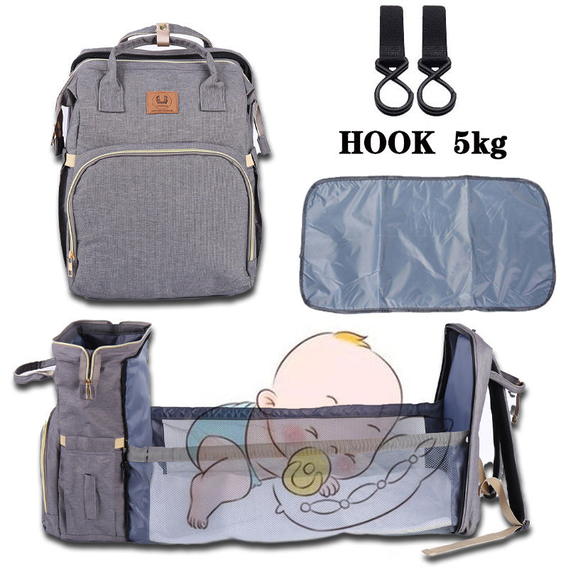 Mommy's Backpack Is Portable, Multi-functional And Large-capacity For Going Out