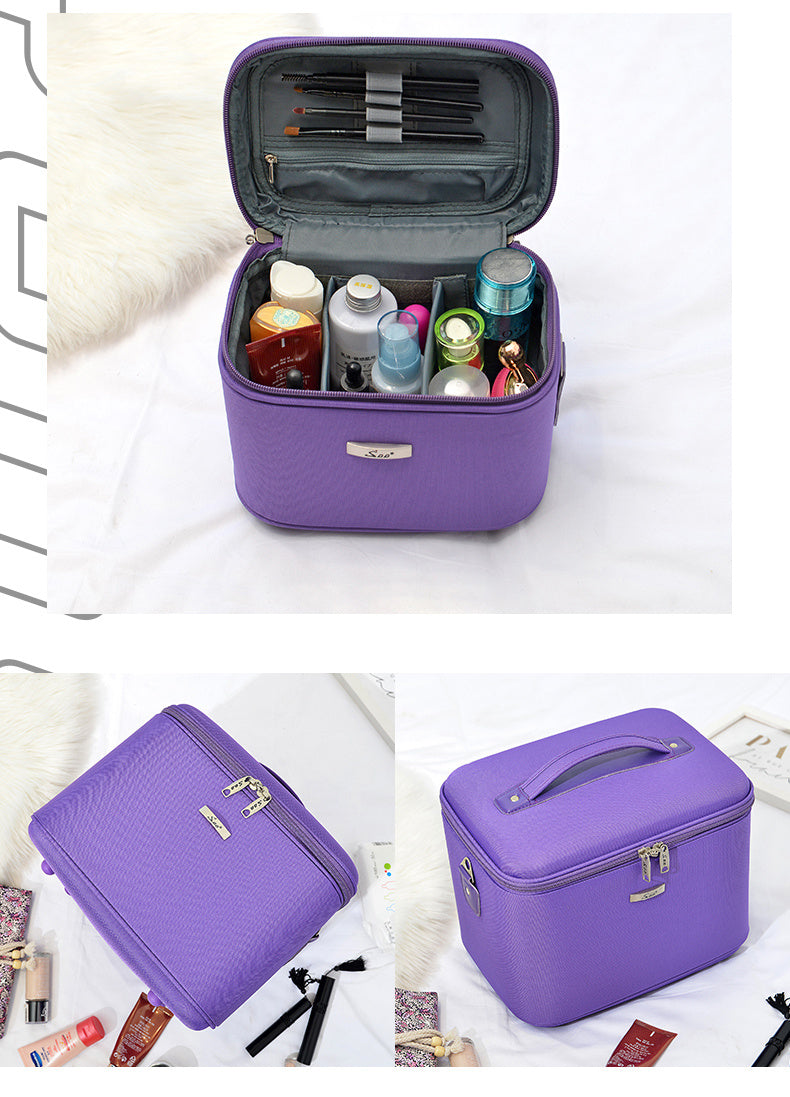 Large-capacity Portable Korean Version Simple Portable Cosmetic Case