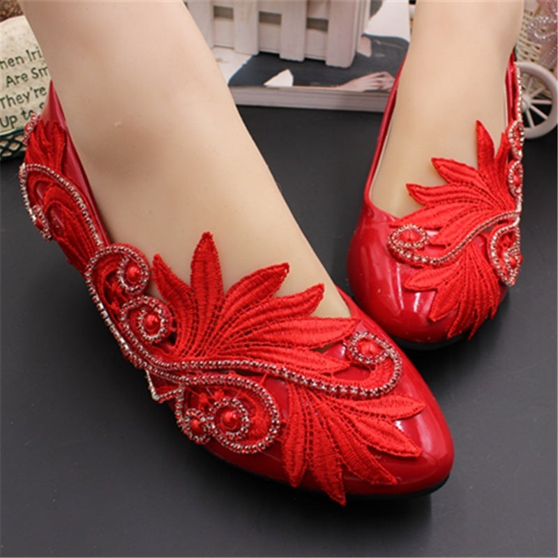 Women's Fashion Simple Flat Wedding Shoes