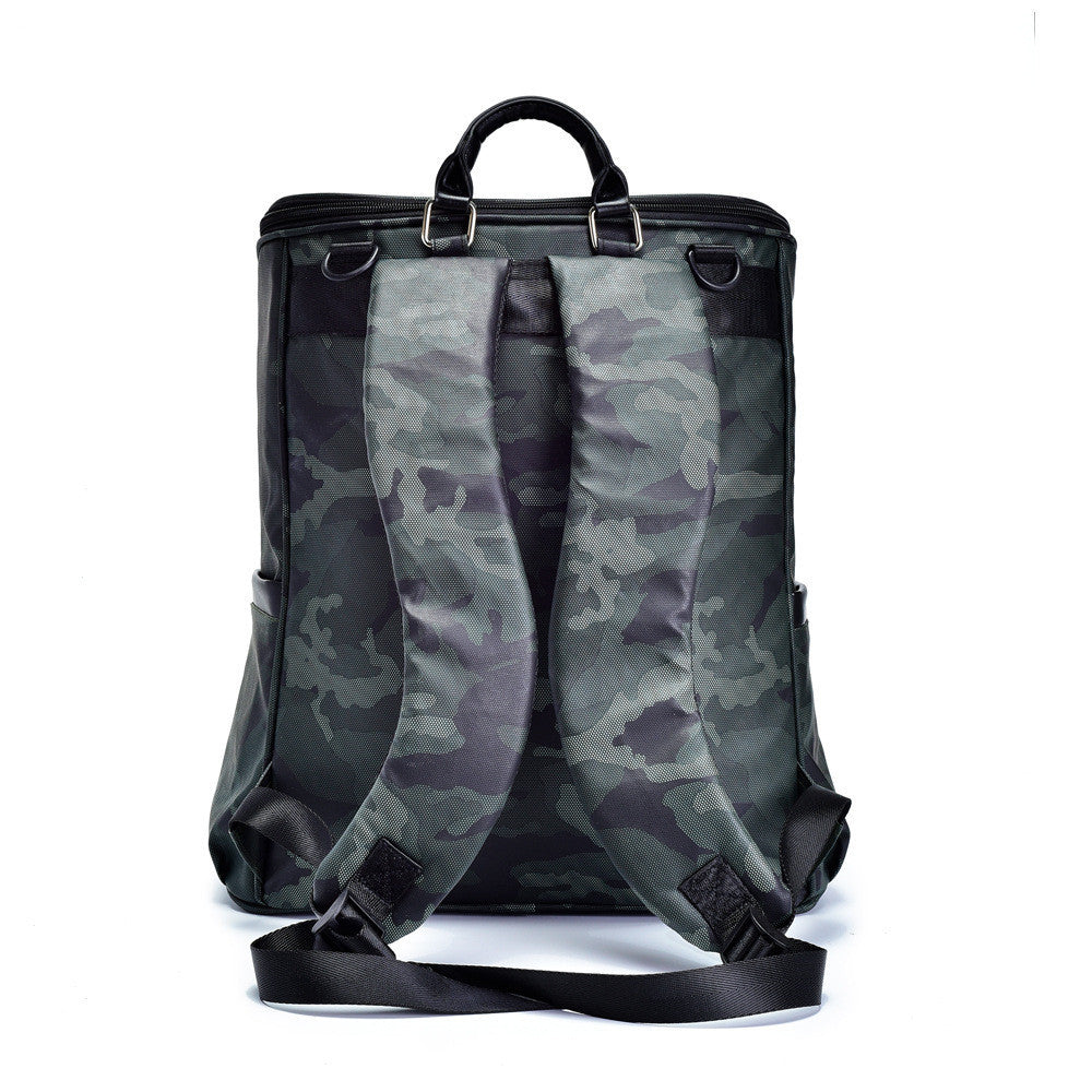 Sac momie imperméable multifonctionnel à double épaule camouflage