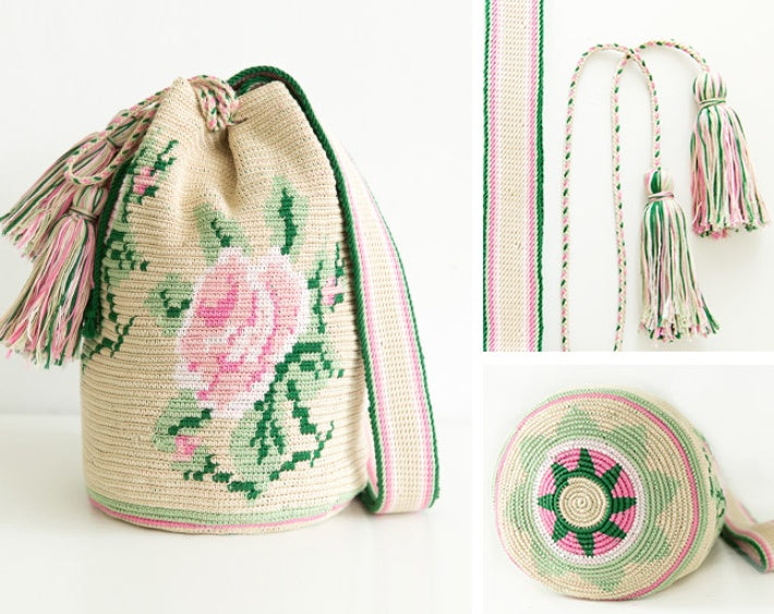 Lace Diy Crochet Cotton Yarn Ball Material Bag