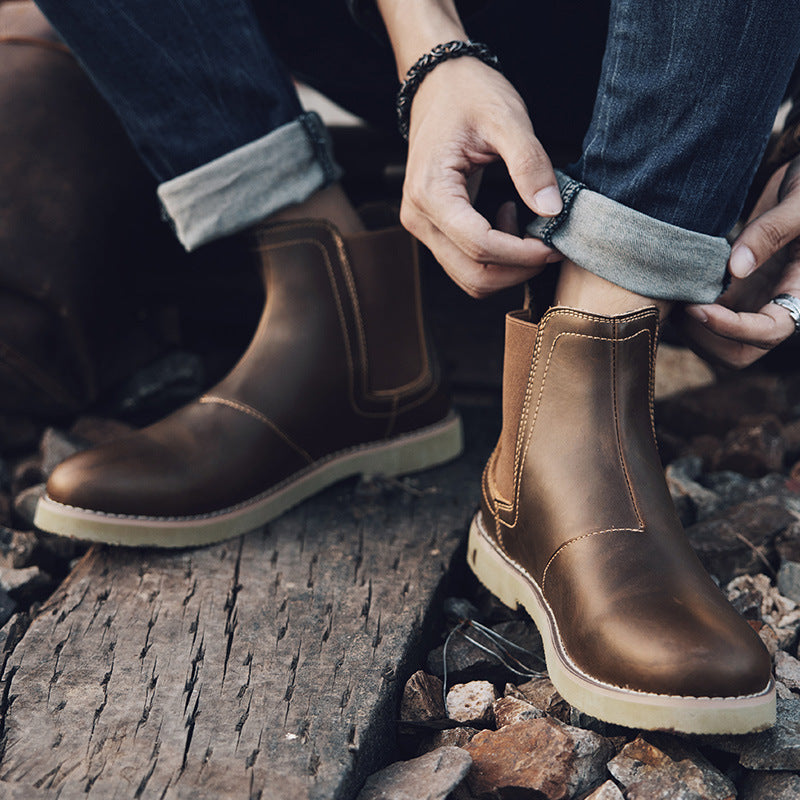 Botas Chelsea Dr. Martens estilo británico informal para hombre