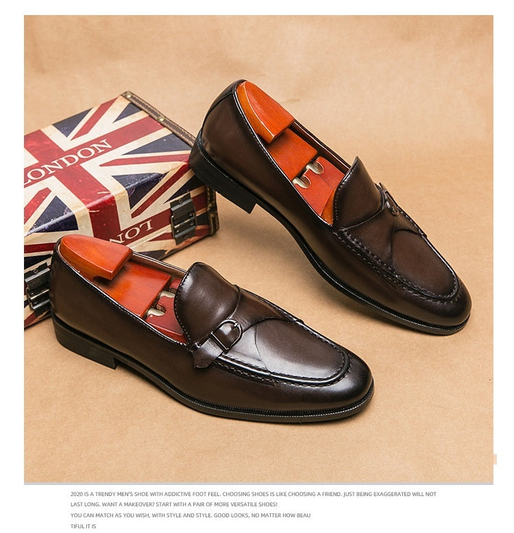 Slip-on High-grade Leather Shoes For Men