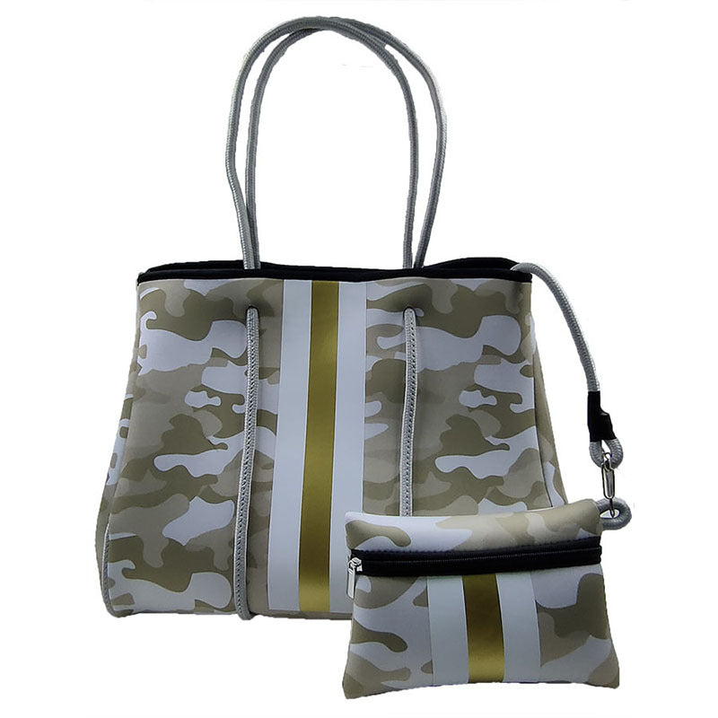 Bolso de hombro de viaje con estampado de gran capacidad para mujer