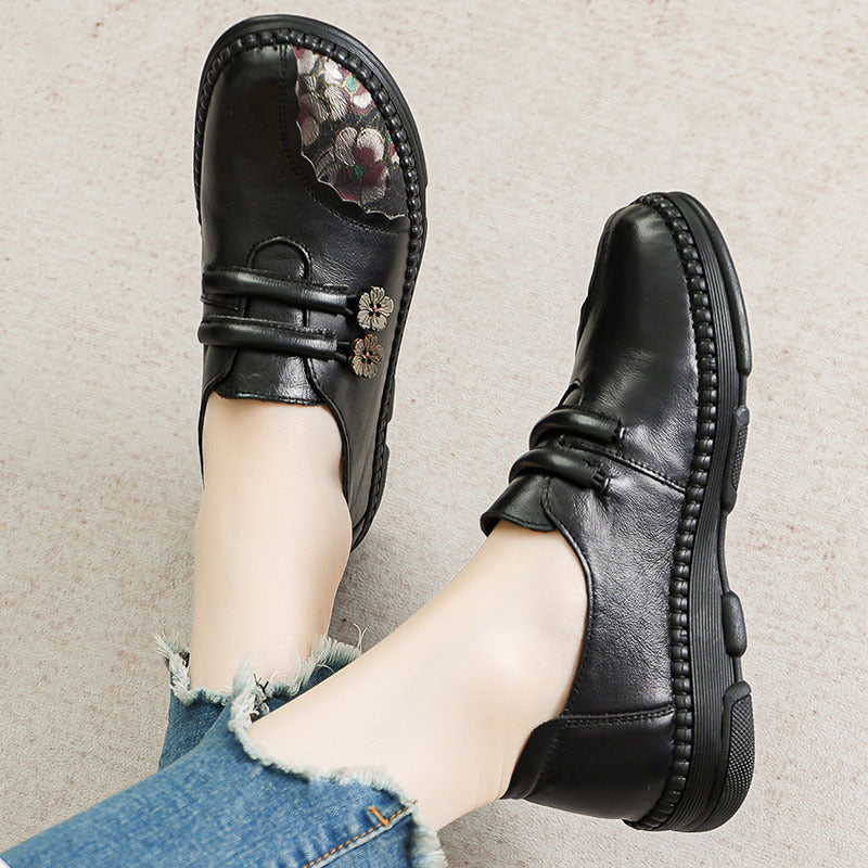 Women's Flat Comfortable Leather Shoes