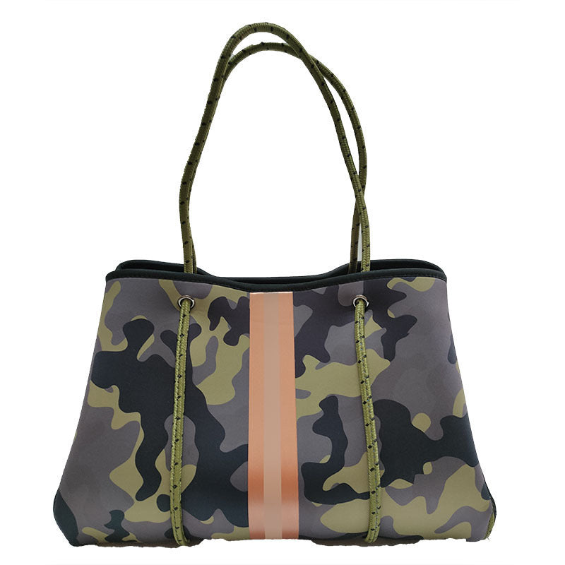 Bolso de hombro de viaje con estampado de gran capacidad para mujer