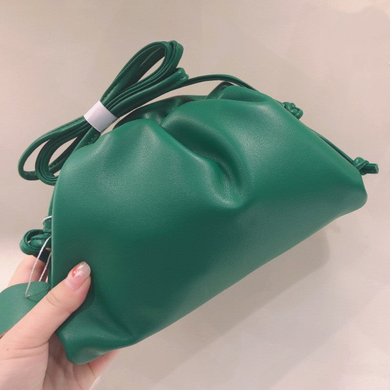 Fashion One-shoulder Messenger Hand-made Dumpling Bag Female