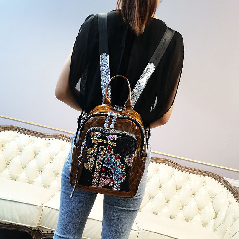 Bolso de hombro de moda estilo occidental con personalidad para mujer