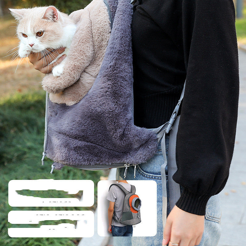 Sac de transport pour chat de couleur unie pour chiens