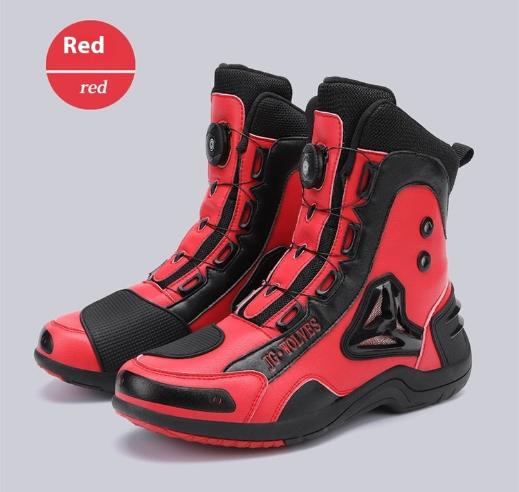 Bottes de moto antidérapantes pour motocyclette, longue, montagne, locomotive, route, protection tout-terrain, légères, pour travailleurs de banlieue