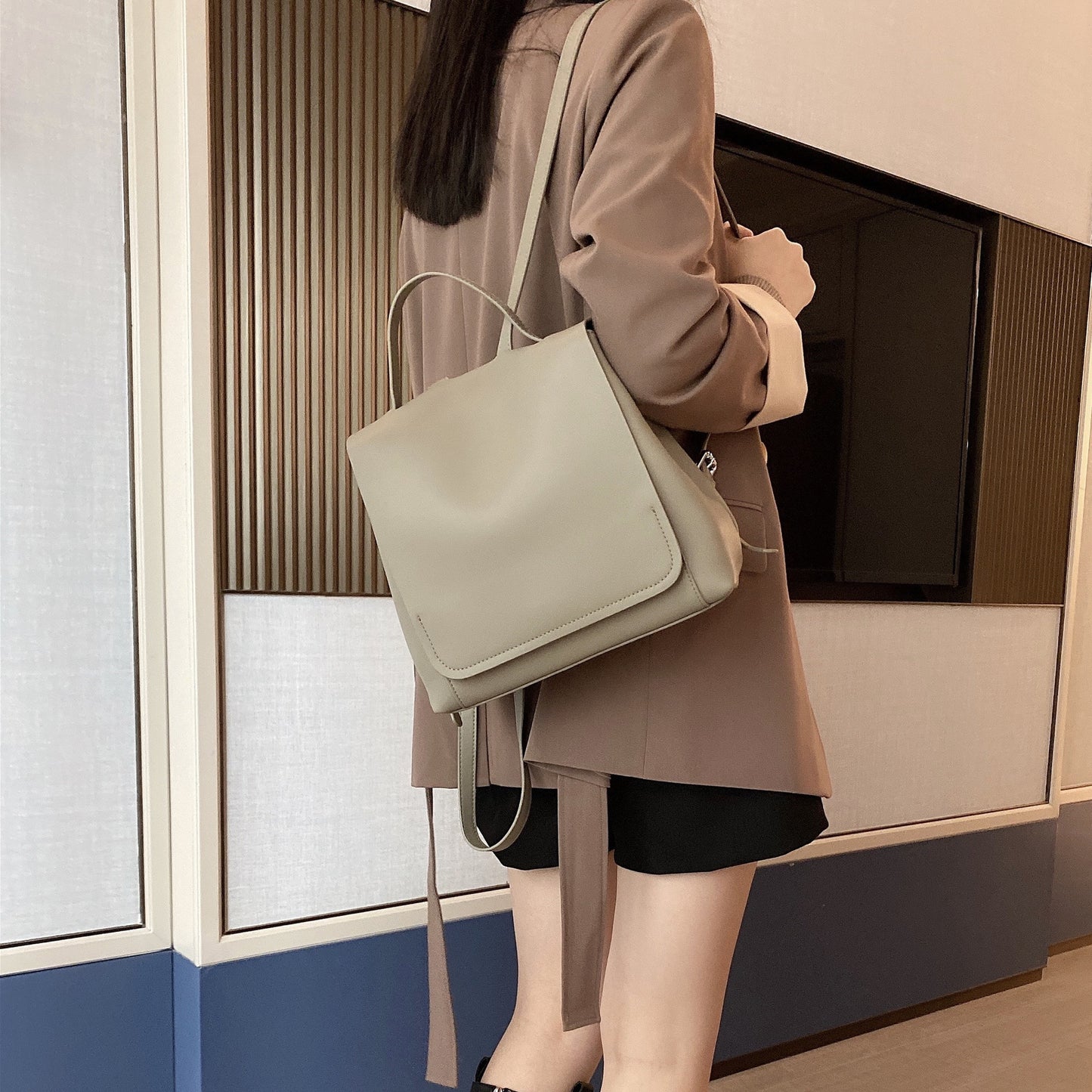 Simple Korean Style All Match Backpack