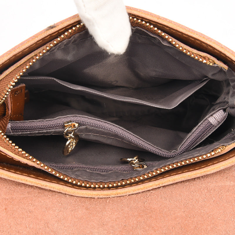 Sac messager en cuir souple pour femme de nouveau style