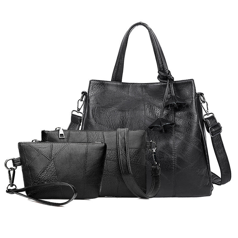 Bolso de hombro con un solo hombro y cadena de hilo bordado Bolso casual para mujer