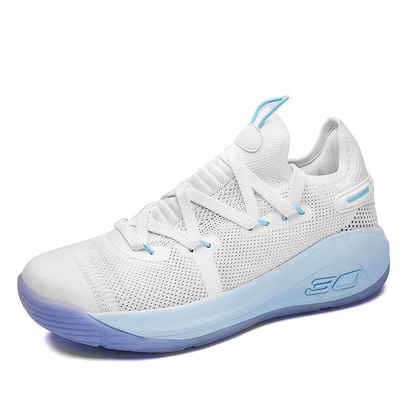 Chaussures de basket-ball basses pour hommes et femmes, légères, absorbant les chocs, semelle souple