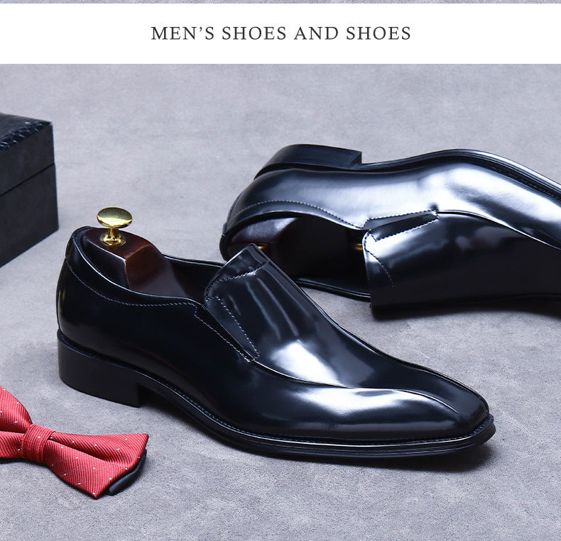 Chaussures de travail formelles en cuir de vache pour hommes