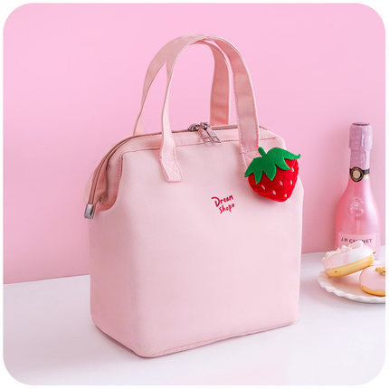 Tote Bag With Rice Pocket Thermal Insulation Breakfast Bag