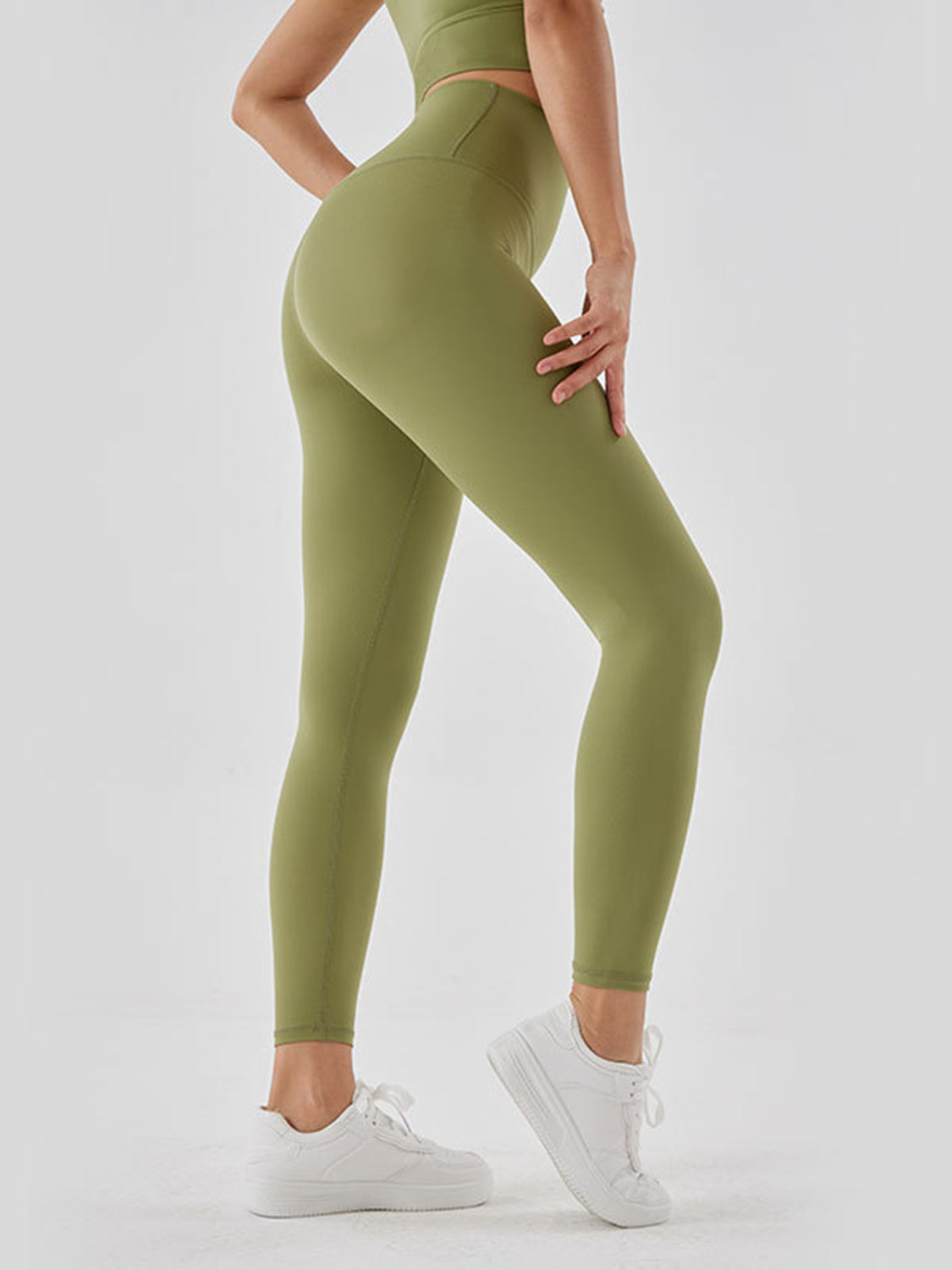 Leggings deportivos con cintura ancha