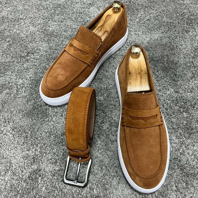 New European And American British Business Casual Slip-on Lazy Men's Loafers