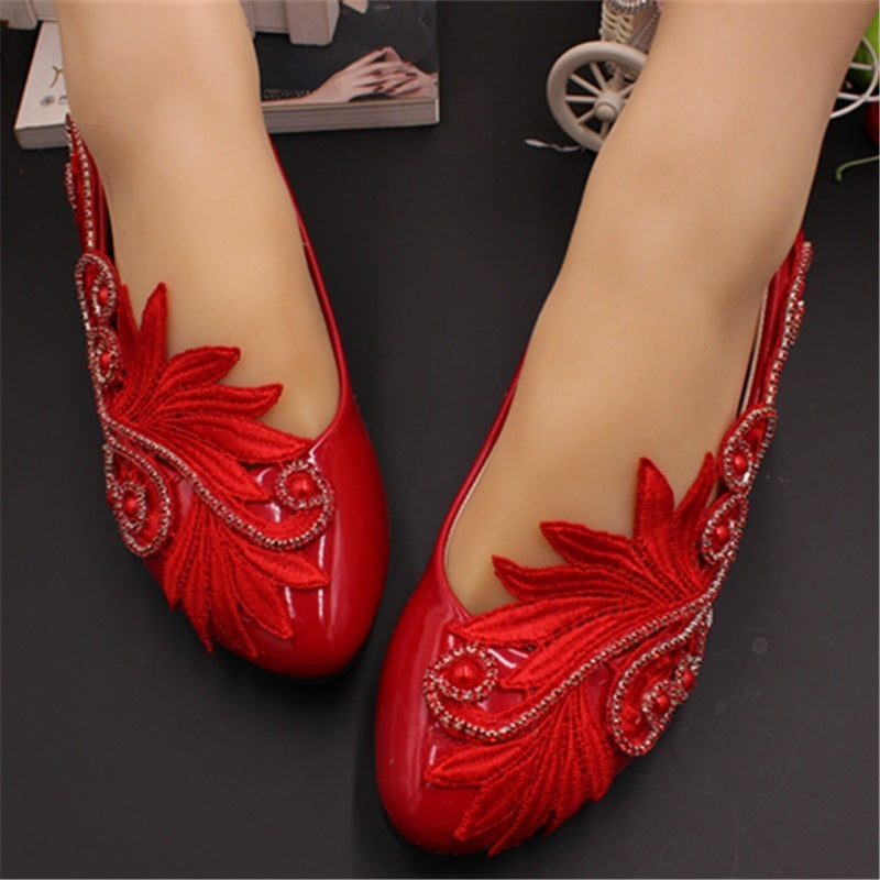 Women's Fashion Simple Flat Wedding Shoes