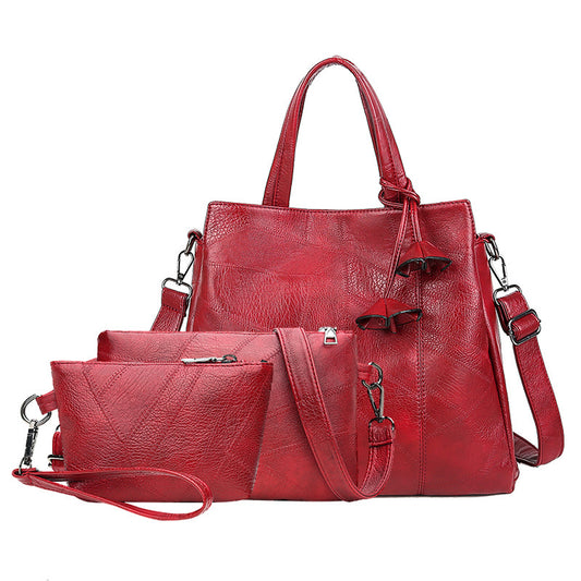 Bolso de hombro con un solo hombro y cadena de hilo bordado Bolso casual para mujer