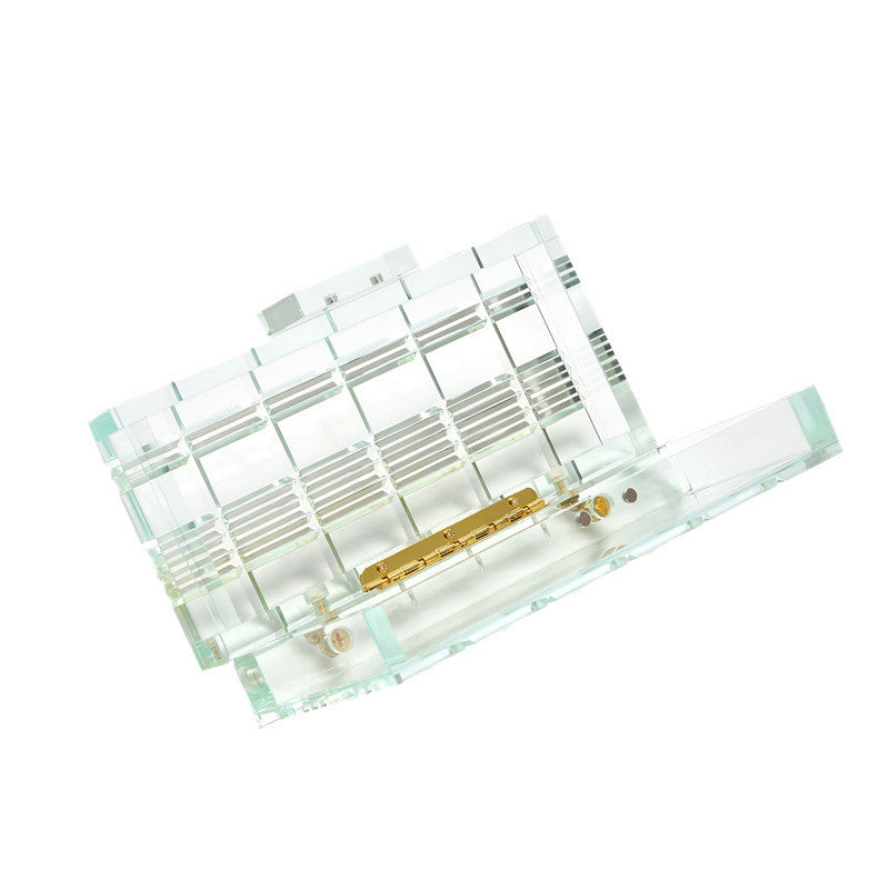 European And American Fashion Acrylic Transparent Clutch Box Ladies