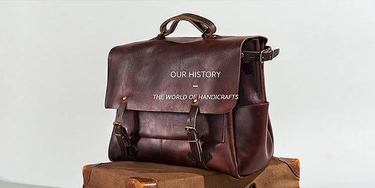 Vegetable Tanned French Messenger  Oil Wax Leather Large Capacity Cambridge Bag