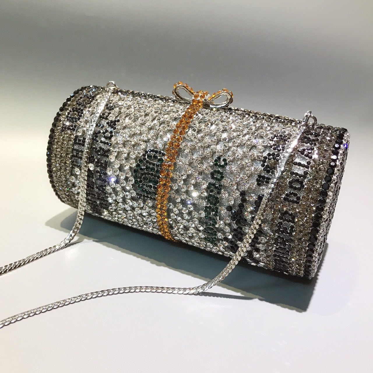 Bolso de mano para banquetes New Roll Dollar Crystal