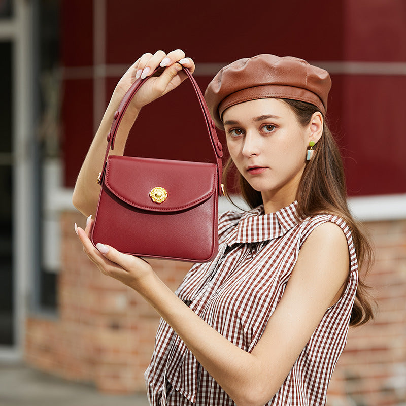 Bolso bandolera portátil con diseño de nicho de moda de estilo occidental nuevo