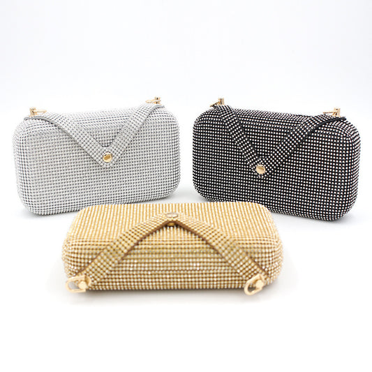 Diamond V-Shaped Evening Bag Ladies Bag