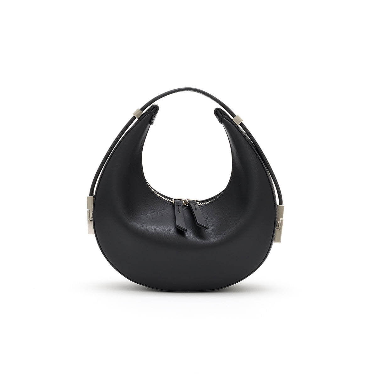 Bolso mini con forma de media luna y elegante temperamento