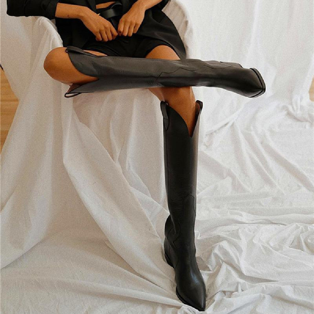 Women's High Heel Pointed Sleeve Boots