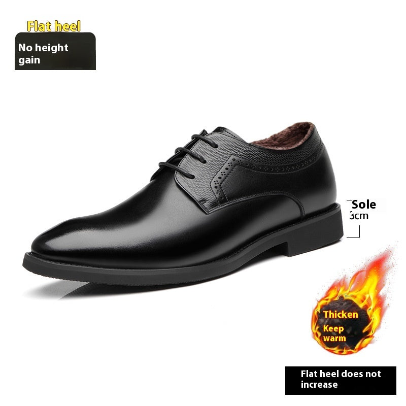 Chaussures en cuir pour hommes, chaussures de ville pointues et décontractées