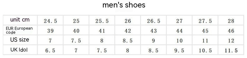 Men's Business Leather Shoes Large Size Casual Shoes