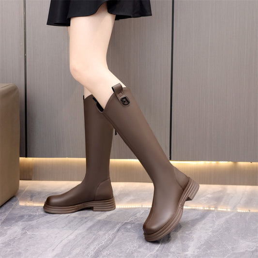 Bottes pour enfants en dessous du genou coupe en V