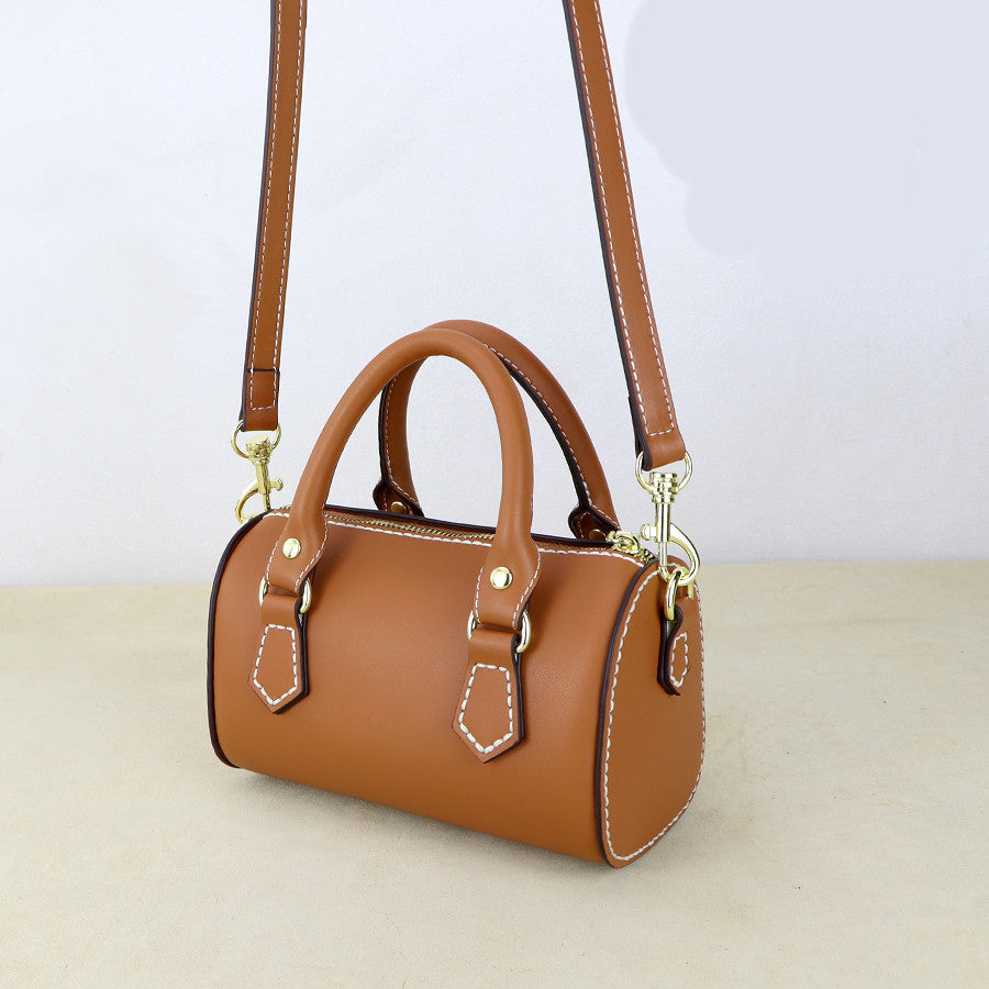 Creative Fashion Diy Handmade Material Bag Genuine Leather