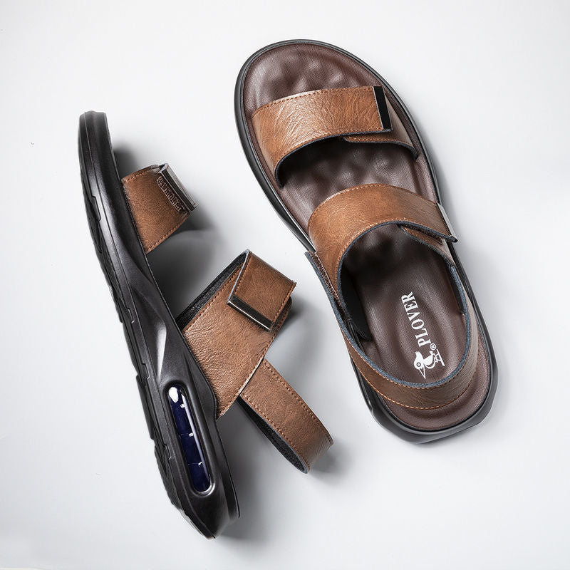 Zapatos de playa con plataforma informal para hombre, ropa de verano, uso doble