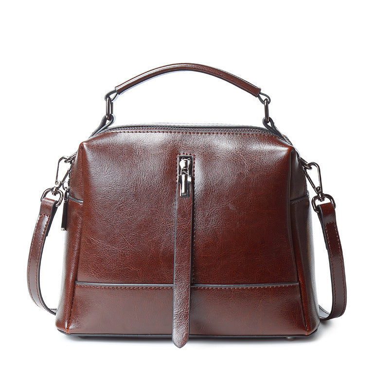 Vintage Leather Single-shoulder Messenger Bag