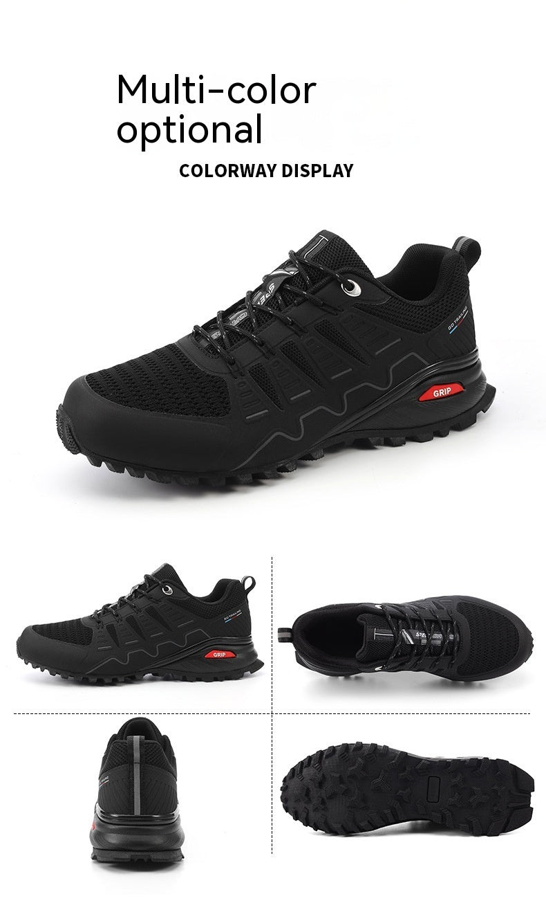 Zapatillas de deporte para exteriores de talla grande para hombre, resistentes al desgaste y antideslizantes