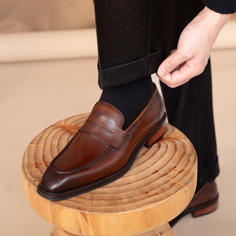 Zapatos de cuero para actividades al aire libre para hombres