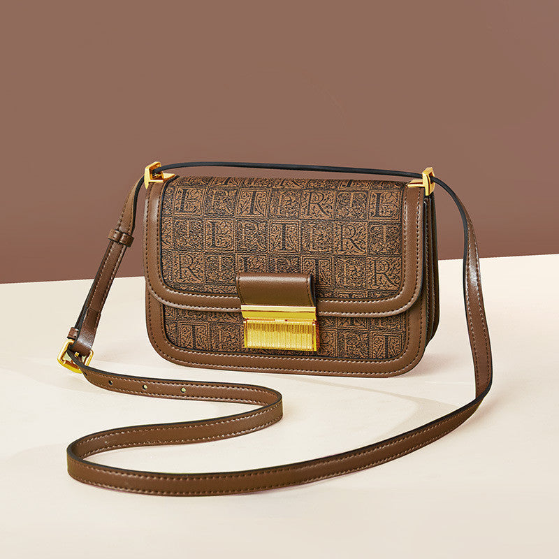 Women's Retro All-match One-shoulder Messenger Tofu Bag