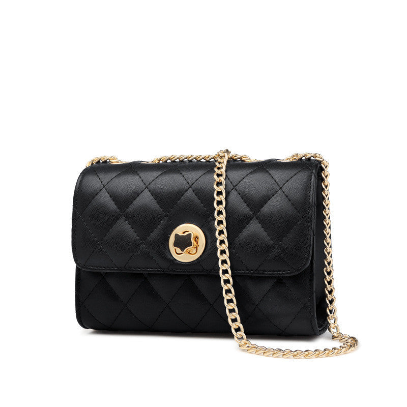 Bolso pequeño con cadena rombal de Fashion Net Celebrity para mujer, popular, con un solo hombro