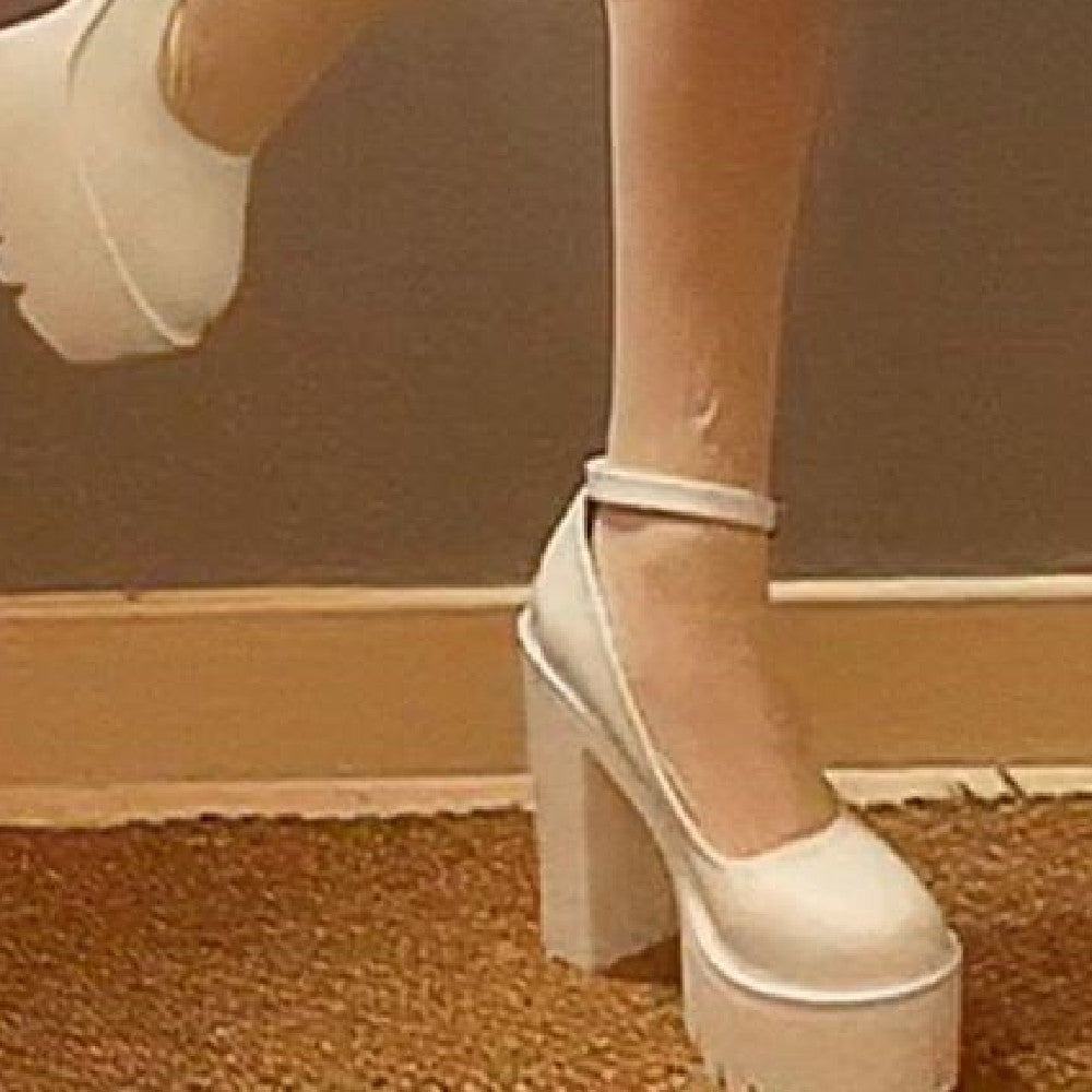 High Heel Waterproof Platform Sandals