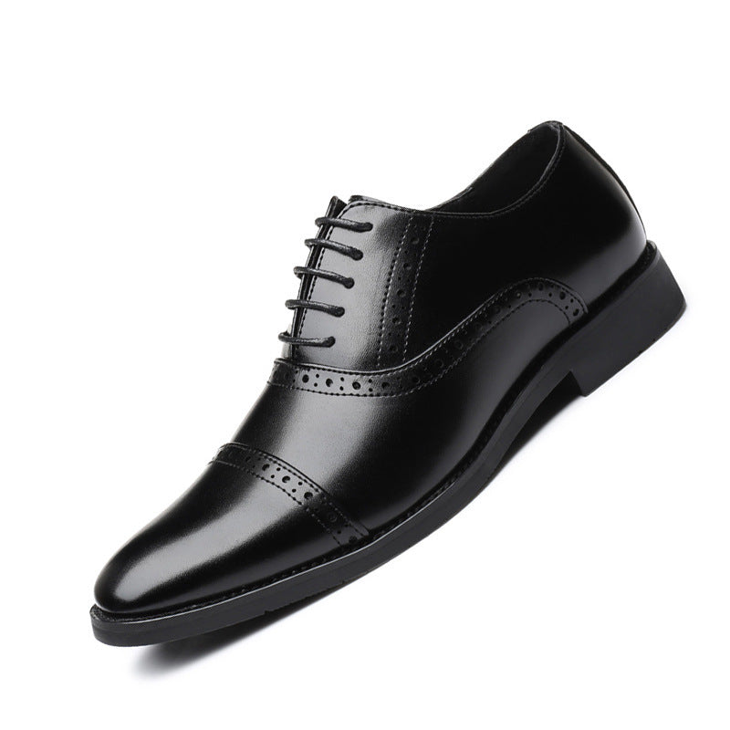 Chaussures en cuir décontractées de style coréen pour hommes